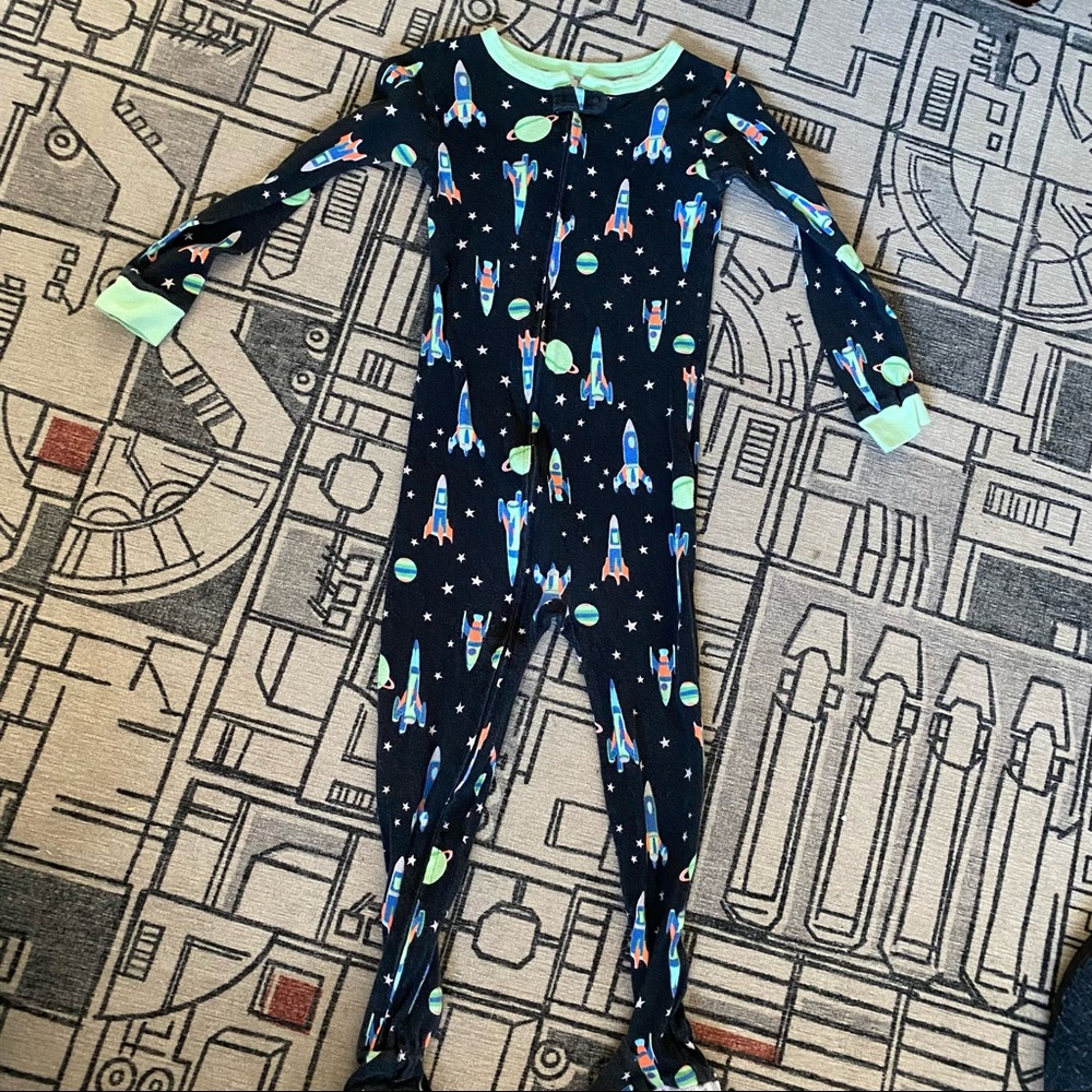 Rocket and space pajamas
